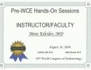4 pro WCE instructor